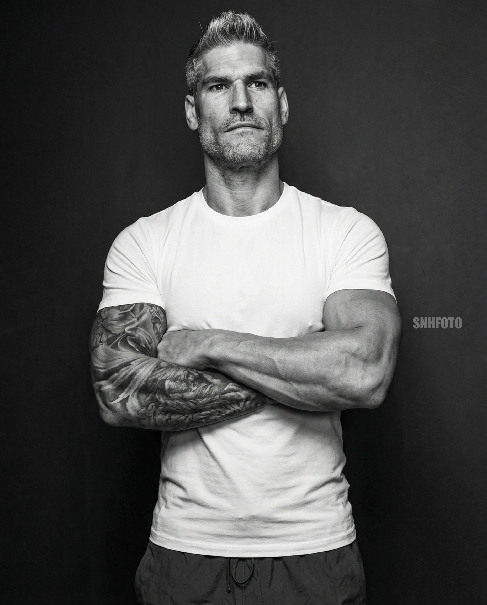 Jay Alderton — black and white portrait